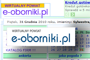 Nowe e-obornik.pl na NOWY ROK 20111