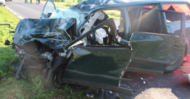 Policja oficjalnie o wypadku w Dąbr&oacute;wce Leśnej