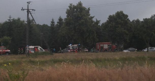 wypadek w obornikach - 7 osob poszkodowanych